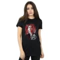 Miniatyrbild 2 av 3: Marvel Dam/Tjej Avengers Endgame Black Widow Boyfriend T-shirt i borstad bomull