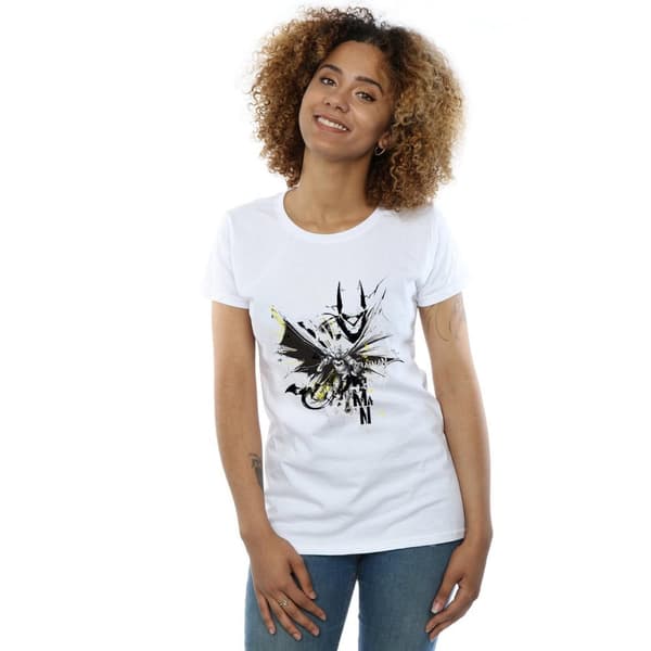 DC Comics Dam/dam Batman Batface Splash T-shirt i bomull