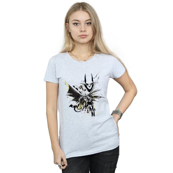 DC Comics Dam/dam Batman Batface Splash T-shirt i bomull