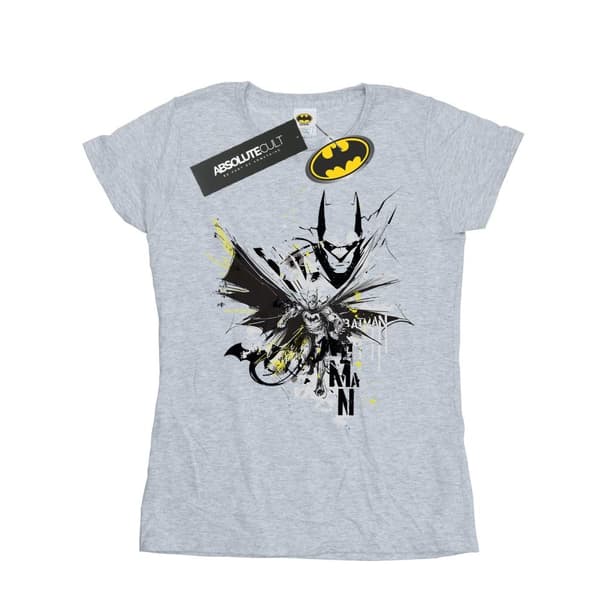 DC Comics Dam/dam Batman Batface Splash T-shirt i bomull
