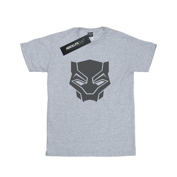 Marvel Boys Black Panther Black On Black T-Shirt