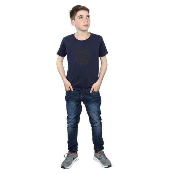 Marvel Boys Black Panther Black On Black T-Shirt