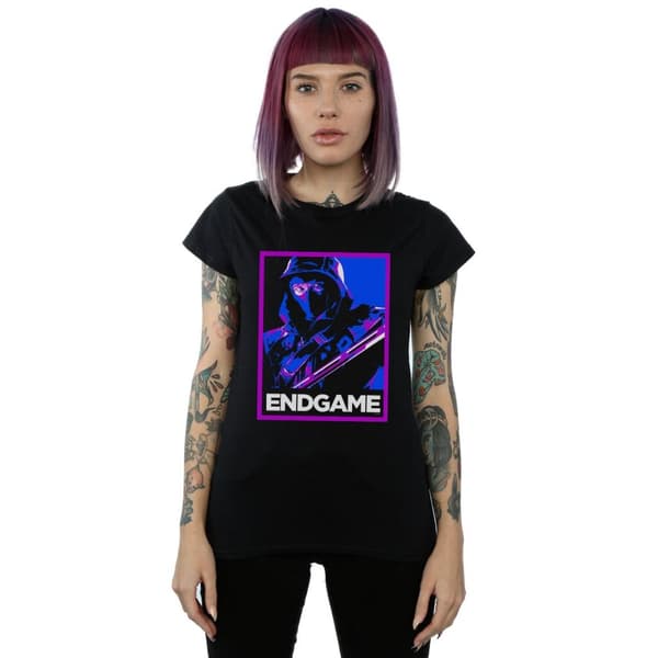 Marvel Womens/Ladies Avengers Endgame Ronin Poster Cotton T-Shirt