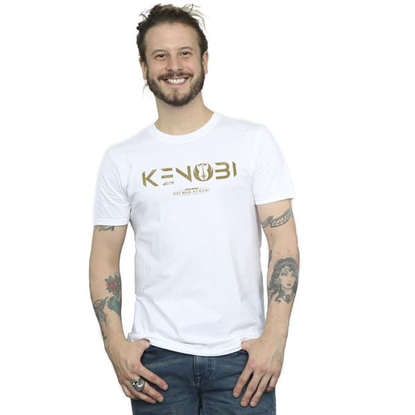 Star Wars T-shirt med Obi-Wan Kenobi-logga för herrar
