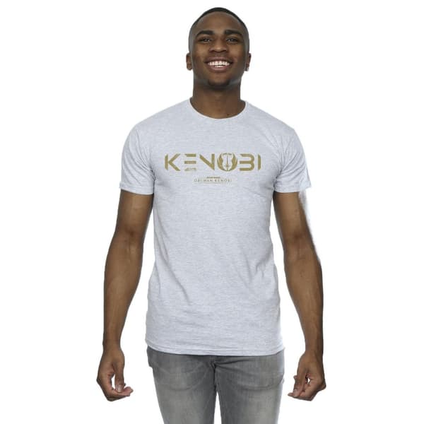 Star Wars T-shirt med Obi-Wan Kenobi-logga för herrar