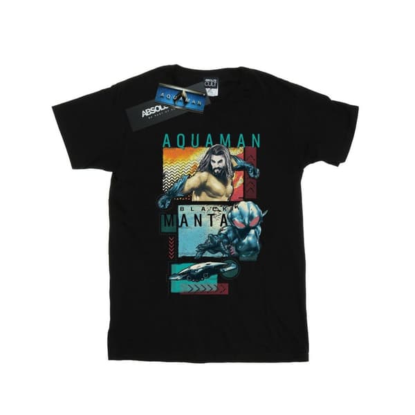 DC Comics Aquaman Character Tiles T-shirt för herrar