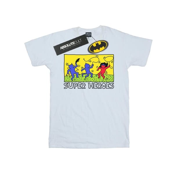 DC Comics Womens/Ladies Batman Pop Art Cotton Boyfriend T-Shirt
