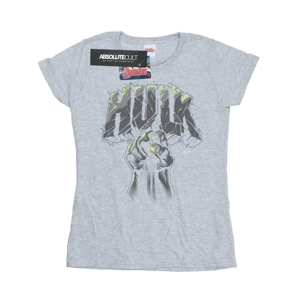 Marvel Dam/Hulk Punch Logo - T-shirt i bomull för damer