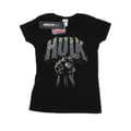 Miniatyrbild 1 av 5: Marvel Dam/Hulk Punch Logo - T-shirt i bomull för damer