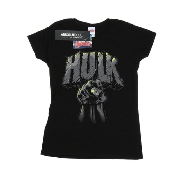 Marvel Dam/Hulk Punch Logo - T-shirt i bomull för damer