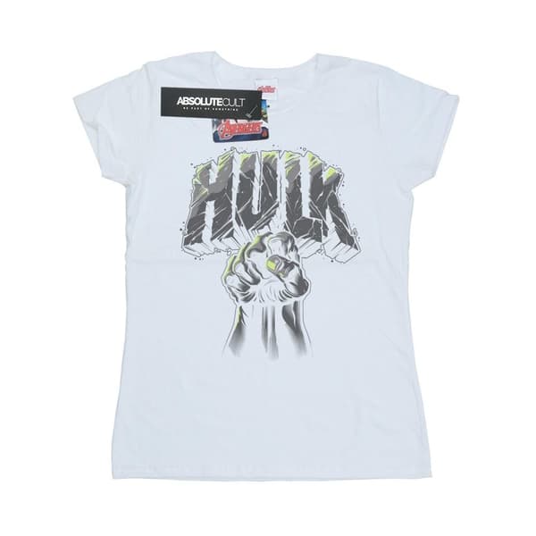Marvel Dam/Hulk Punch Logo - T-shirt i bomull för damer