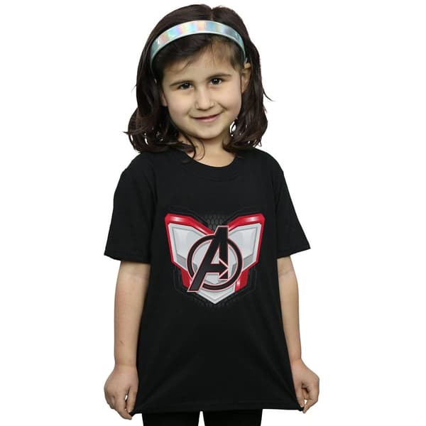 Marvel Girls Avengers Endgame Quantum Realm Suit Cotton T-Shirt
