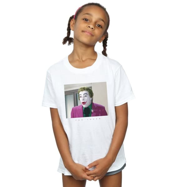 DC Comics Girls Batman TV Series Joker Photograph Cotton T-Shirt
