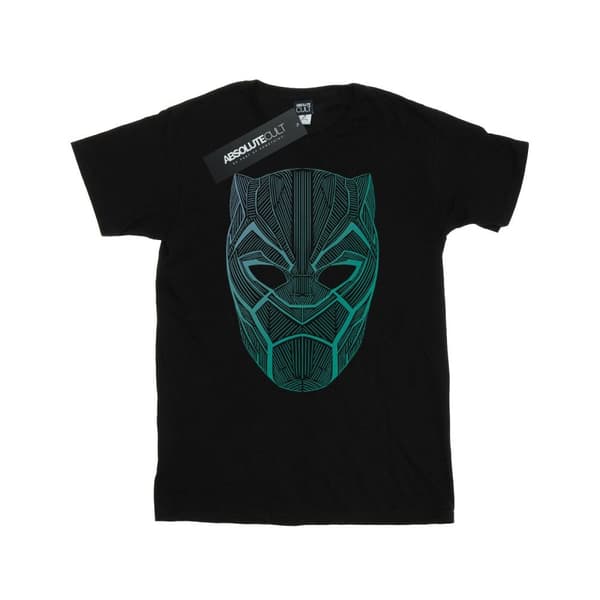 Marvel Mens Black Panther Tribal Mask T-Shirt