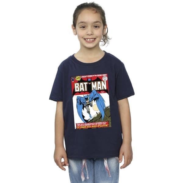 DC Comics Girls Running Batman Cover Cotton T-Shirt