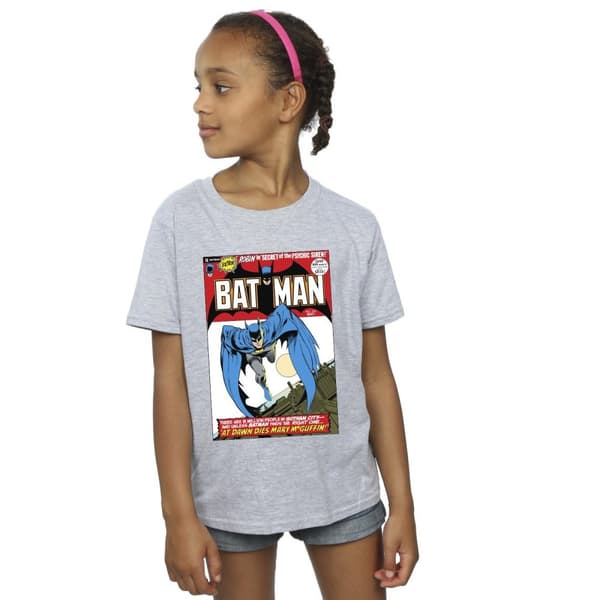 DC Comics Girls Running Batman Cover Cotton T-Shirt