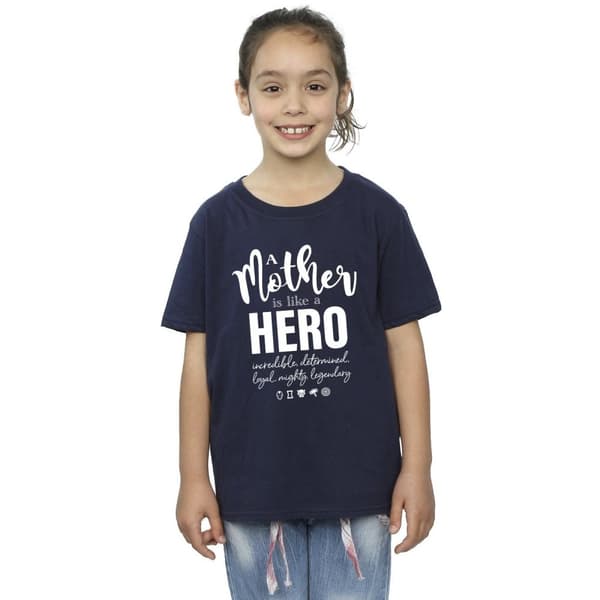 Marvel Avengers Mother Hero bomulls-T-shirt för flickor