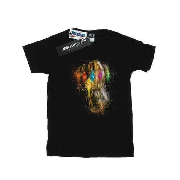 Marvel Girls Avengers Endgame Infinity Gauntlet Splatter T-shirt i bomull