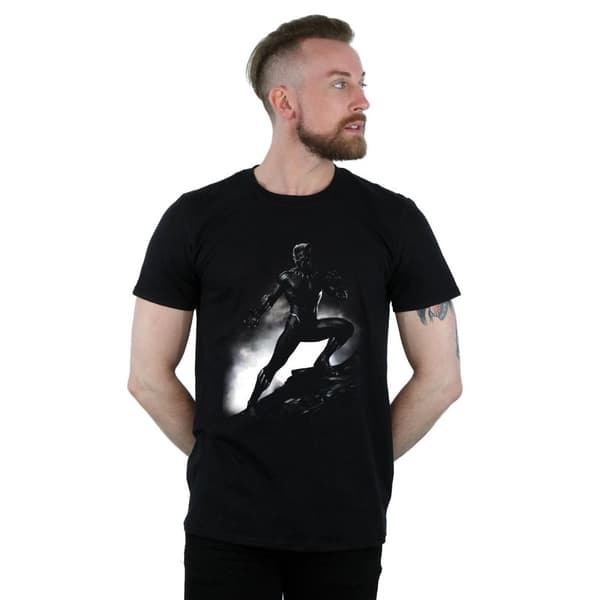 Marvel Mens Black Panther Standing Pose T-Shirt