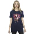 Miniatyrbilde 2 av 3: DC Comics Womens/Ladies Harley Quinn Hyenas Cotton Boyfriend T-Shirt