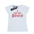 Miniatyrbillede 1 af 3: Marvel Womens/Ladies Avengers Endgame I Love You 3000 Circuits Cotton T-Shirt
