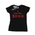 Miniatyrbillede 1 af 3: Marvel Womens/Ladies Avengers Endgame I Love You 3000 Circuits Cotton T-Shirt