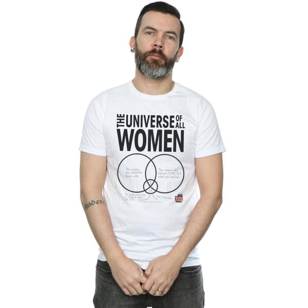 The Big Bang Theory Mens Universum av alla kvinnors t-shirt
