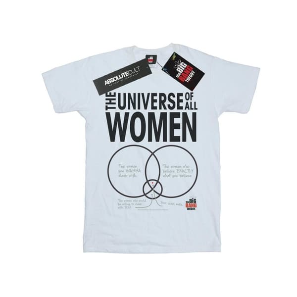 The Big Bang Theory Mens Universum av alla kvinnors t-shirt