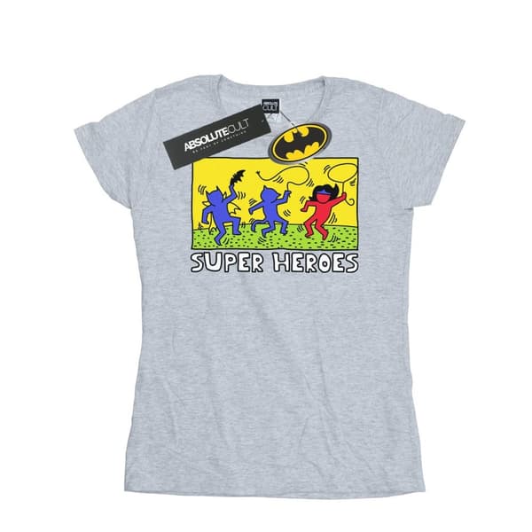 DC Comics Womens/Ladies Batman Pop Art Cotton T-Shirt