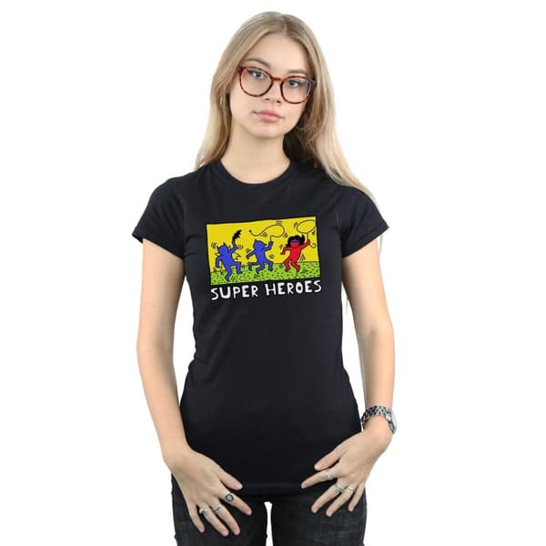 DC Comics Womens/Ladies Batman Pop Art Cotton T-Shirt