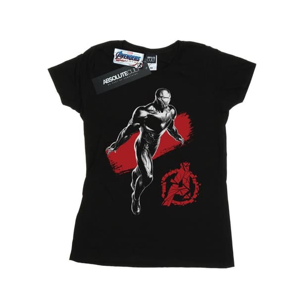 Marvel Dam/Tjej Avengers Endgame Mono Iron Man - Bomulls-T-shirt Black M