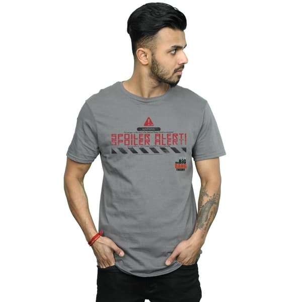 The Big Bang Theory Mens Spoiler Alert T-Shirt