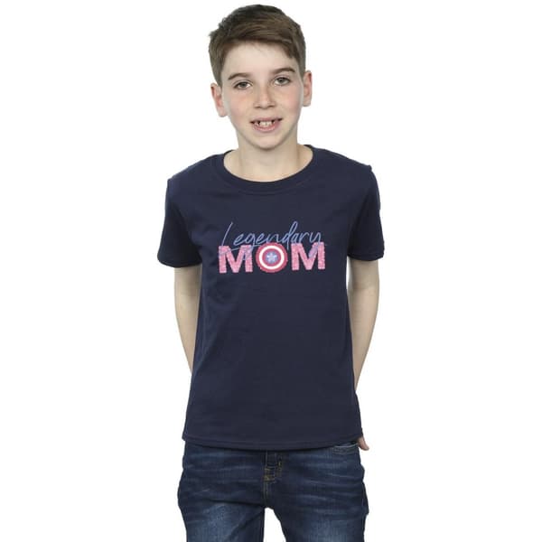 Marvel Boys Avengers Captain America Mum T-Shirt