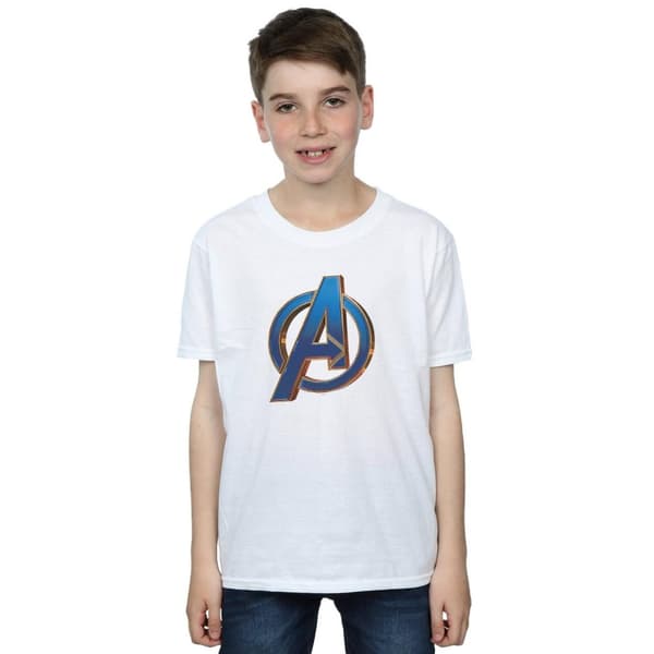 Marvel Boys Avengers Endgame Heroic Logo T-Shirt