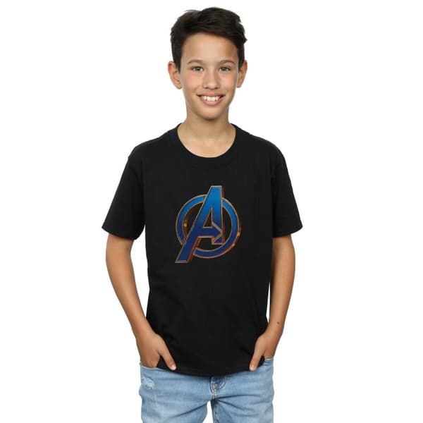 Marvel Boys Avengers Endgame Heroic Logo T-Shirt