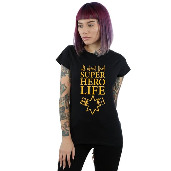 Marvel Womens/Ladies Avengers Endgame Superhero Life Sketch Cotton T-Shirt