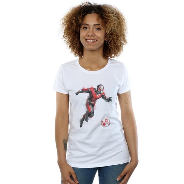 Marvel Womens/Ladies Avengers Endgame Painted Ant-Man Cotton T-Shirt