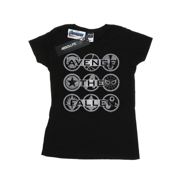 Marvel Womens/Ladies Avengers Endgame Avenge The Fallen Icons Cotton T-Shirt