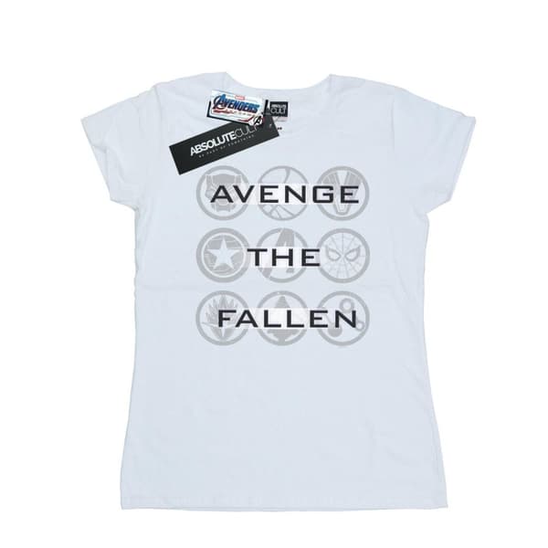 Marvel Womens/Ladies Avengers Endgame Avenge The Fallen Icons Cotton T-Shirt