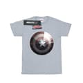 Miniatyrbillede 1 af 5: Marvel Mens Captain America Shield Shiny T-Shirt