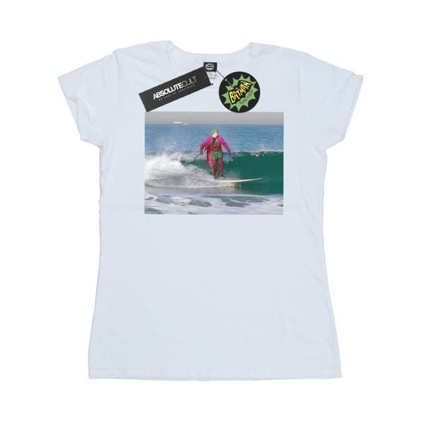 DC Comics Womens/Ladies Batman TV Series Joker Surfing Cotton T-Shirt