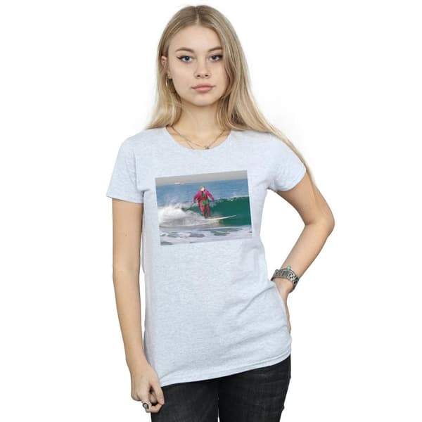 DC Comics Womens/Ladies Batman TV Series Joker Surfing Cotton T-Shirt