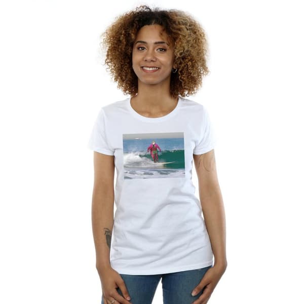 DC Comics Womens/Ladies Batman TV Series Joker Surfing Cotton T-Shirt