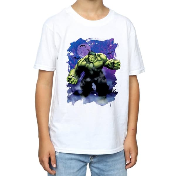 Marvel Pojkar Hulken Halloween Spooky Forest T-shirt