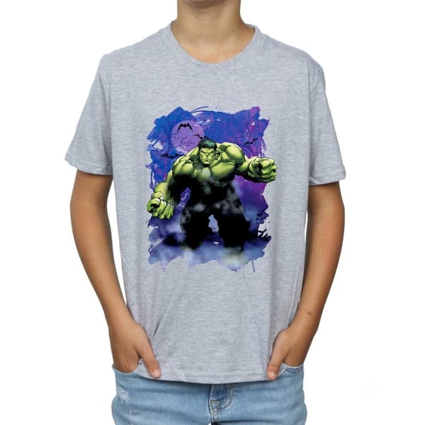 Marvel Pojkar Hulken Halloween Spooky Forest T-shirt