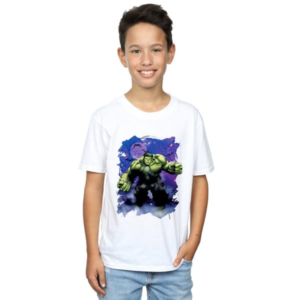 Marvel Pojkar Hulken Halloween Spooky Forest T-shirt
