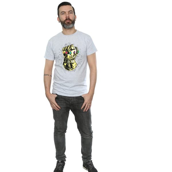 Marvel Mens Avengers Infinity War Thanos Fist T-Shirt