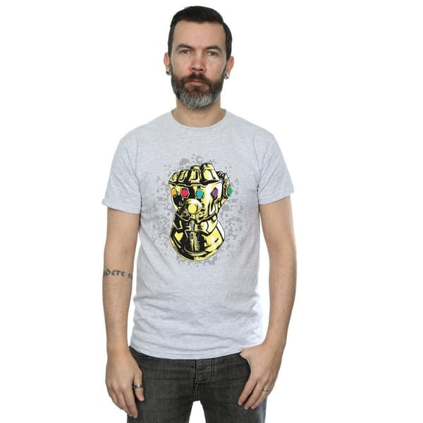 Marvel Mens Avengers Infinity War Thanos Fist T-Shirt