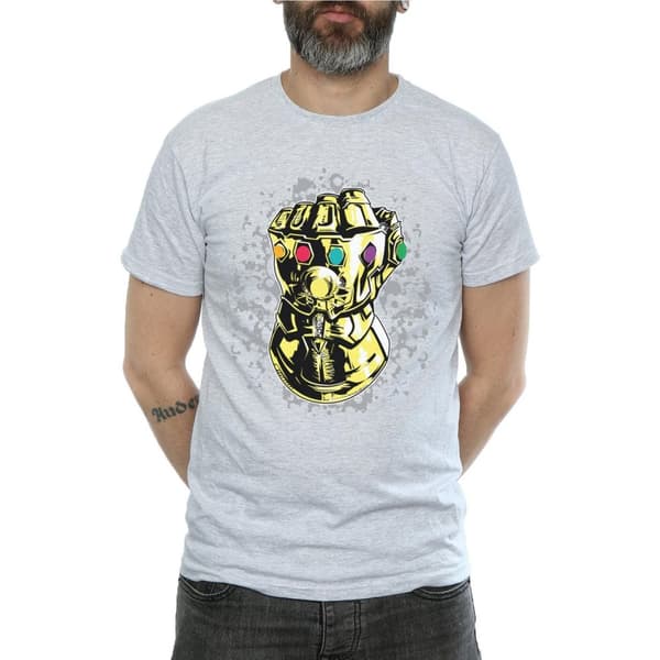 Marvel Mens Avengers Infinity War Thanos Fist T-Shirt
