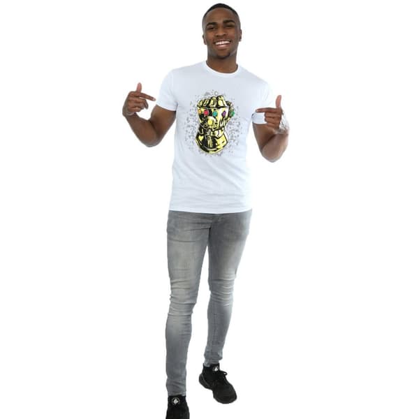 Marvel Mens Avengers Infinity War Thanos Fist T-Shirt
